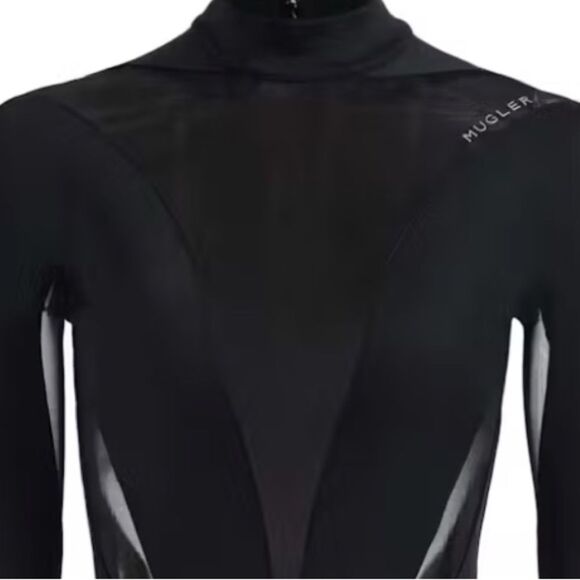 Mugler H & M Mesh Body Medium NWT Medium - Picture 3 of 4